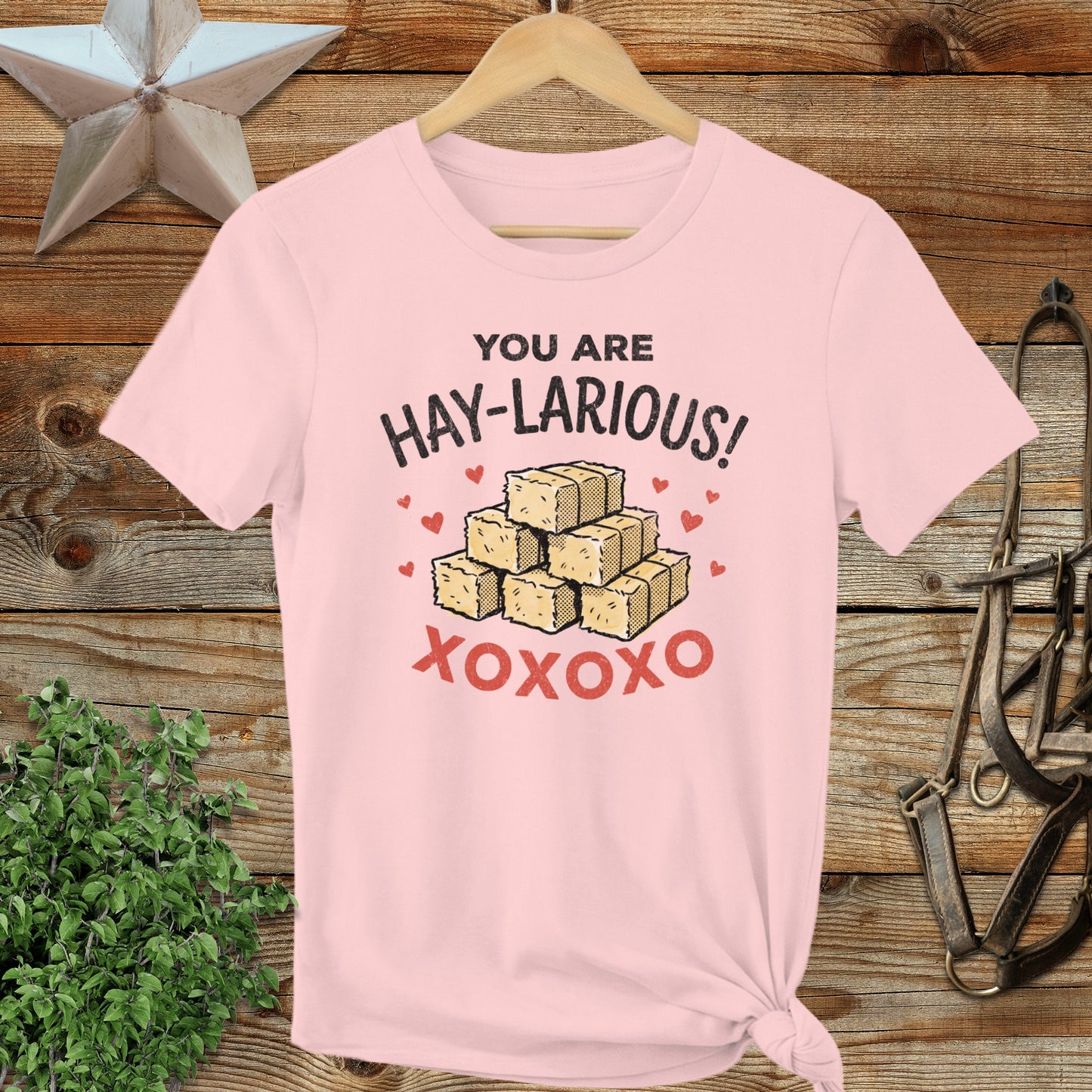 Valentines Card - Hay-Larious Ladies Tee