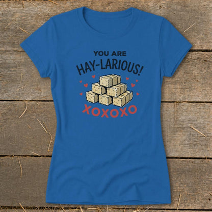 Valentines Card - Hay-Larious Ladies Tee