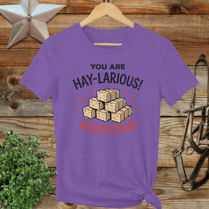 Valentines Card - Hay-Larious Ladies Tee