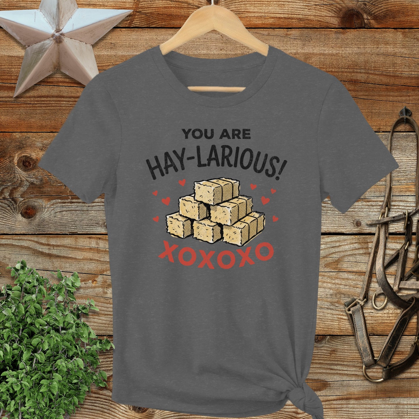 Valentines Card - Hay-Larious Ladies Tee