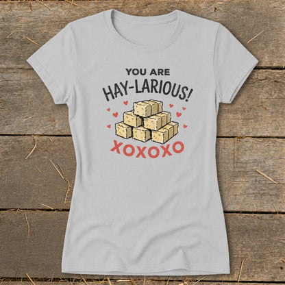 Valentines Card - Hay-Larious Ladies Tee