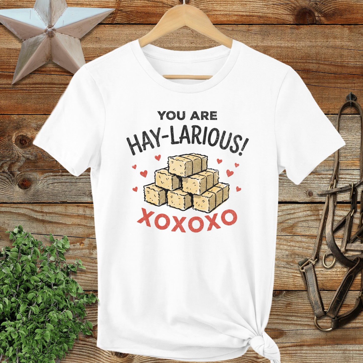 Valentines Card - Hay-Larious Ladies Tee