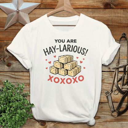 Valentines Card - Hay-Larious Softstyle Tee