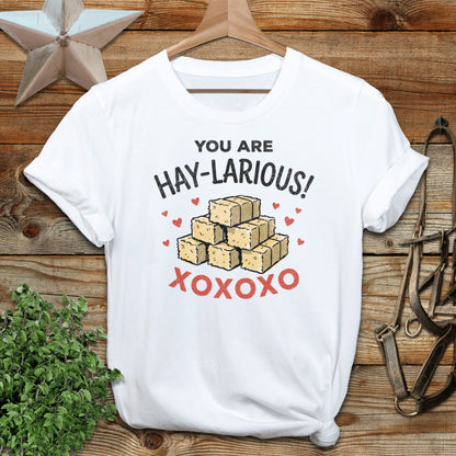 Valentines Card - Hay-Larious Softstyle Tee