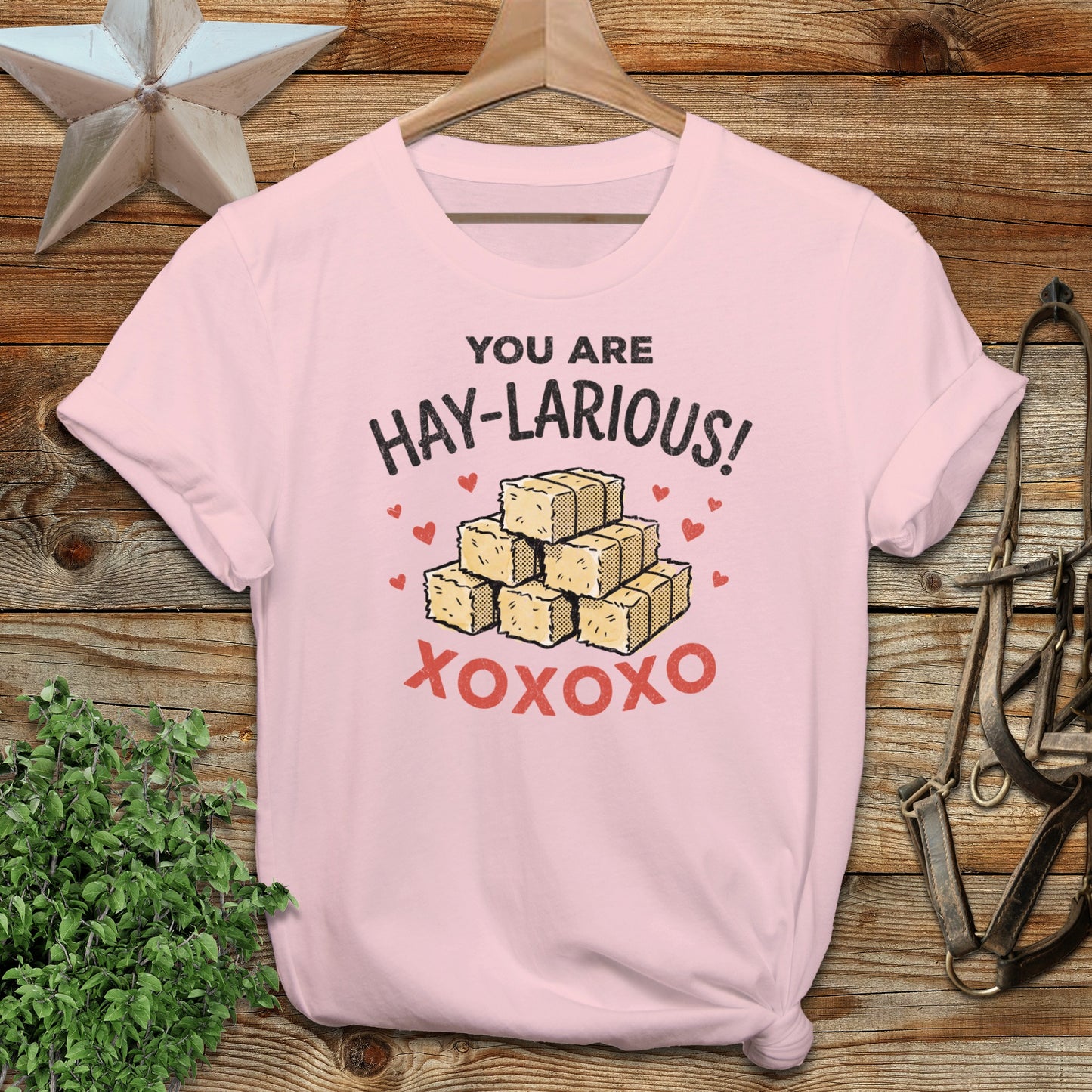 Valentines Card - Hay-Larious Softstyle Tee