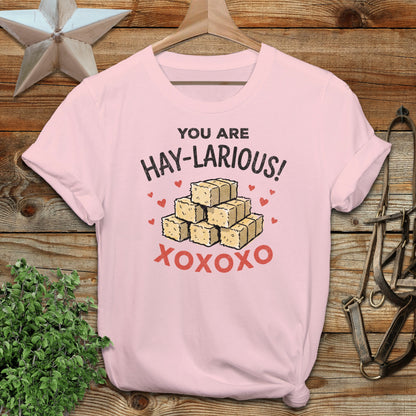 Valentines Card - Hay-Larious Softstyle Tee