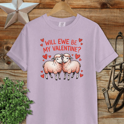 Valentines Card - Will Ewe Be Mine Signature Tee