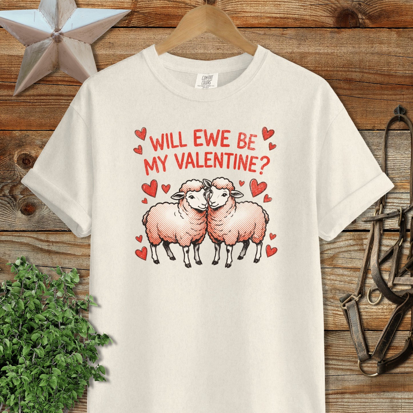 Valentines Card - Will Ewe Be Mine Signature Tee