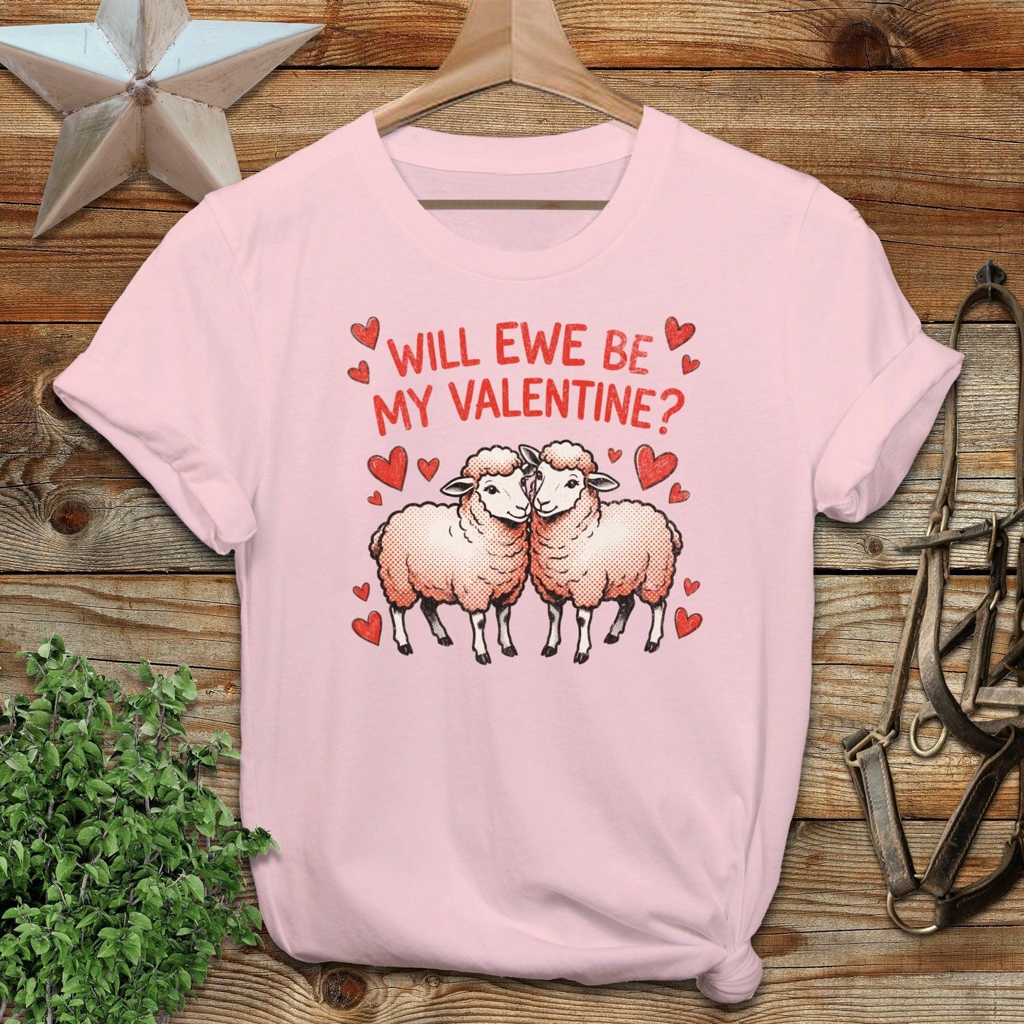 Valentines Card - Will Ewe Be Mine Softstyle Tee