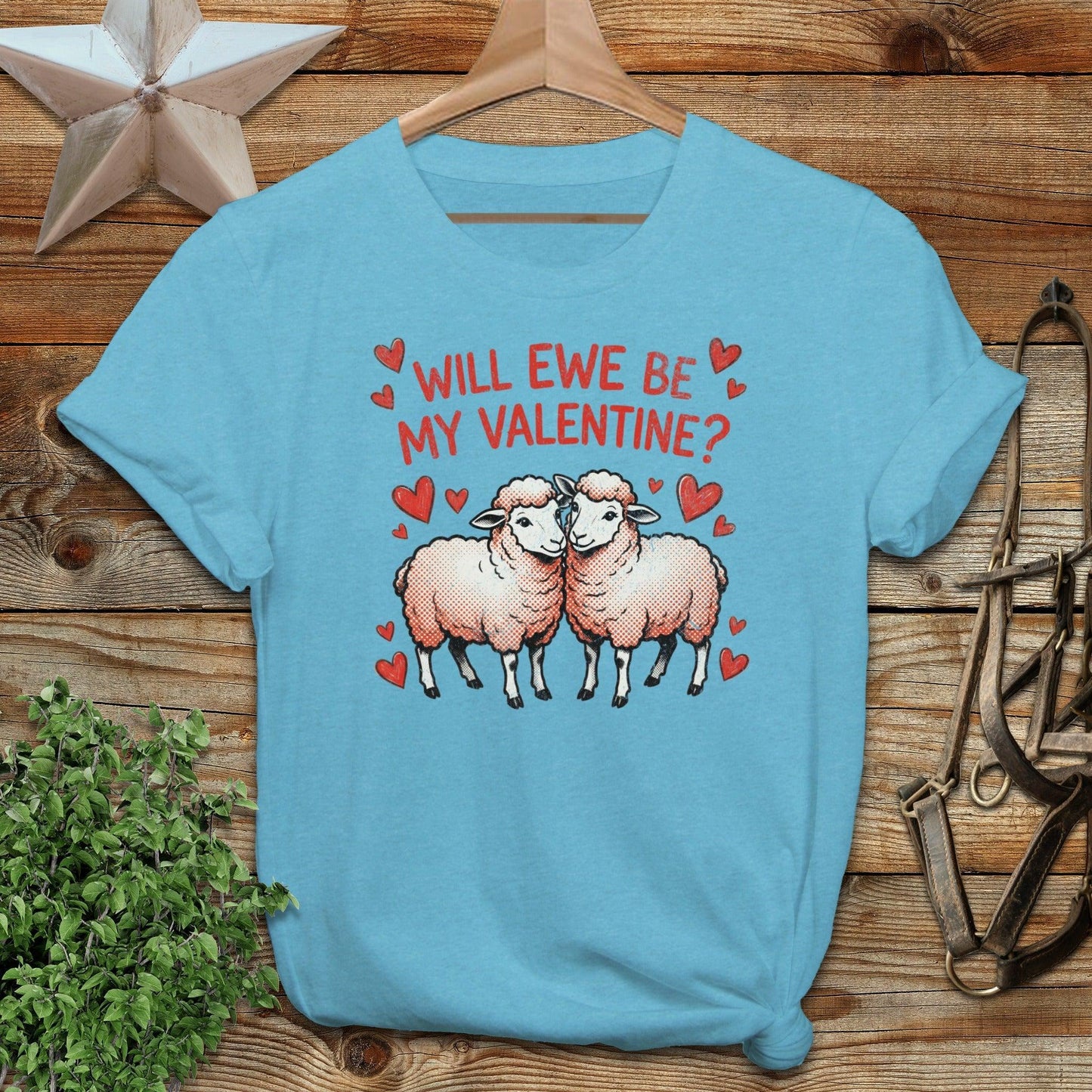 Valentines Card - Will Ewe Be Mine Softstyle Tee