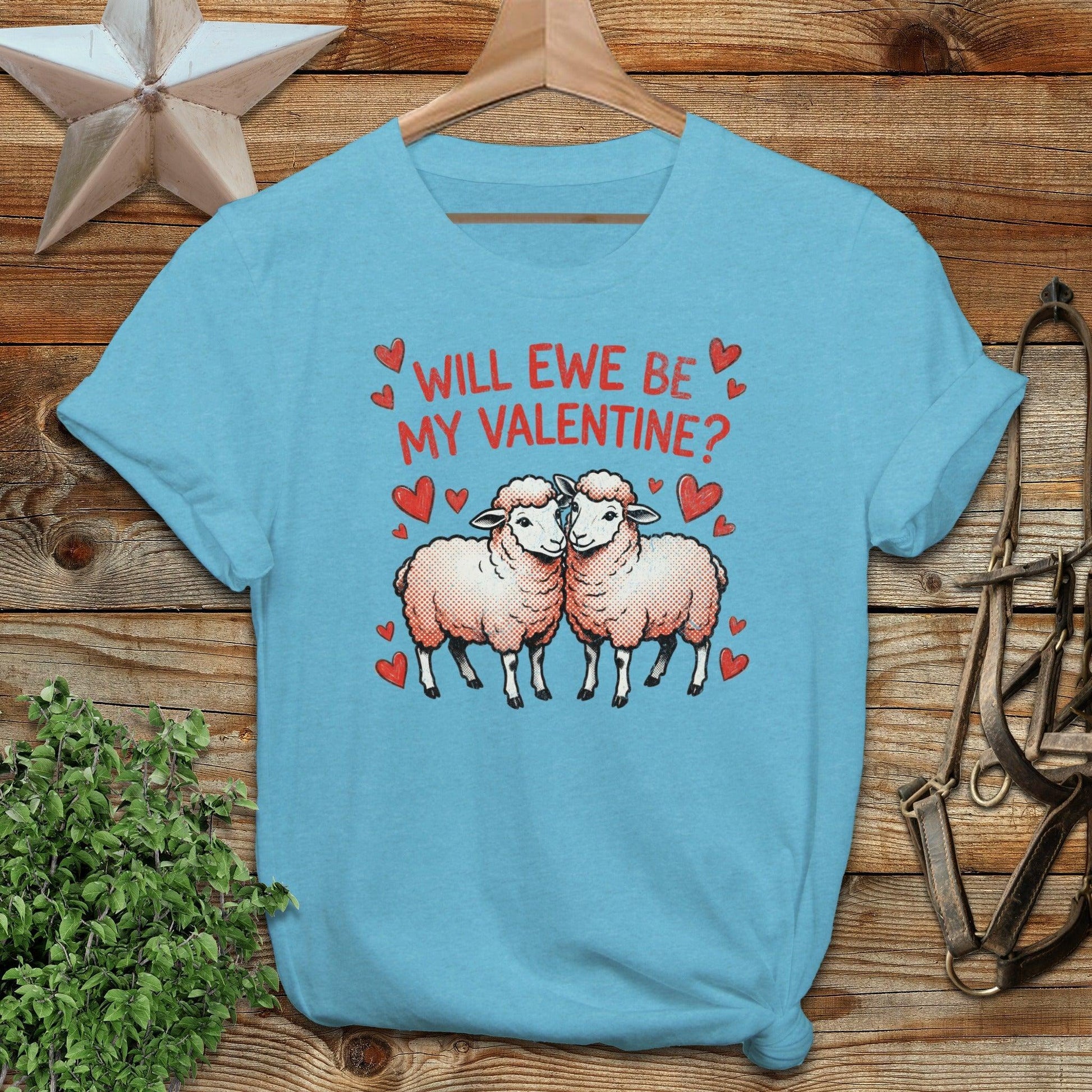 Valentines Card - Will Ewe Be Mine Softstyle Tee