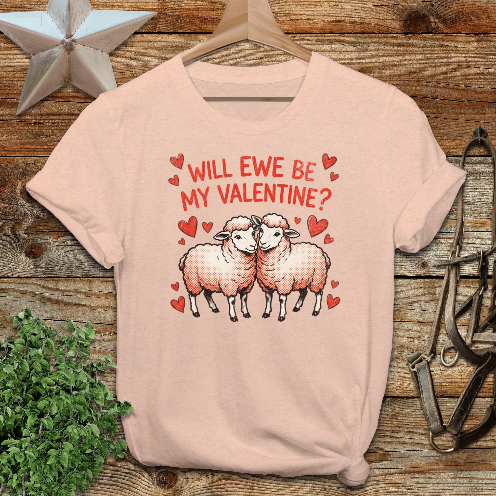 Valentines Card - Will Ewe Be Mine Softstyle Tee