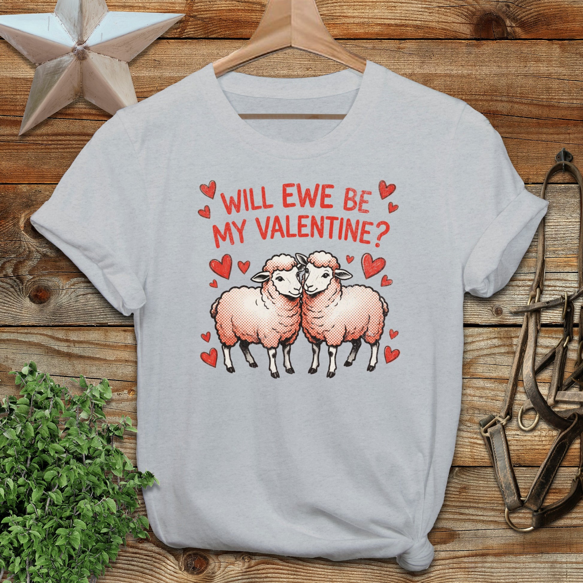 Valentines Card - Will Ewe Be Mine Softstyle Tee