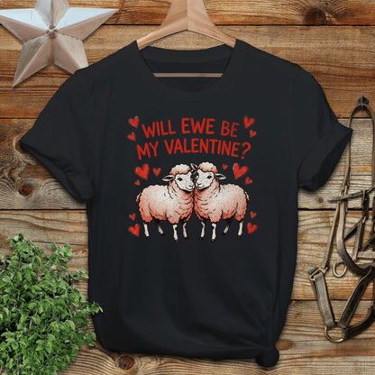 Valentines Card - Will Ewe Be Mine Softstyle Tee