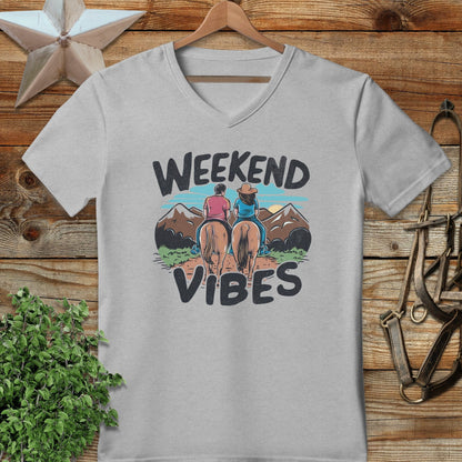 Weekend Vibes V-neck