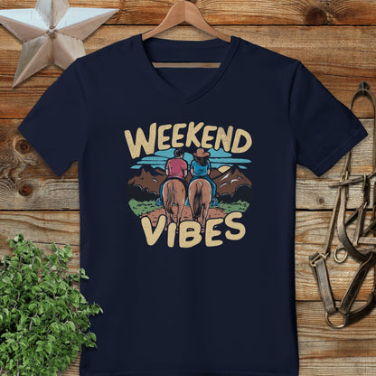 Weekend Vibes V-neck