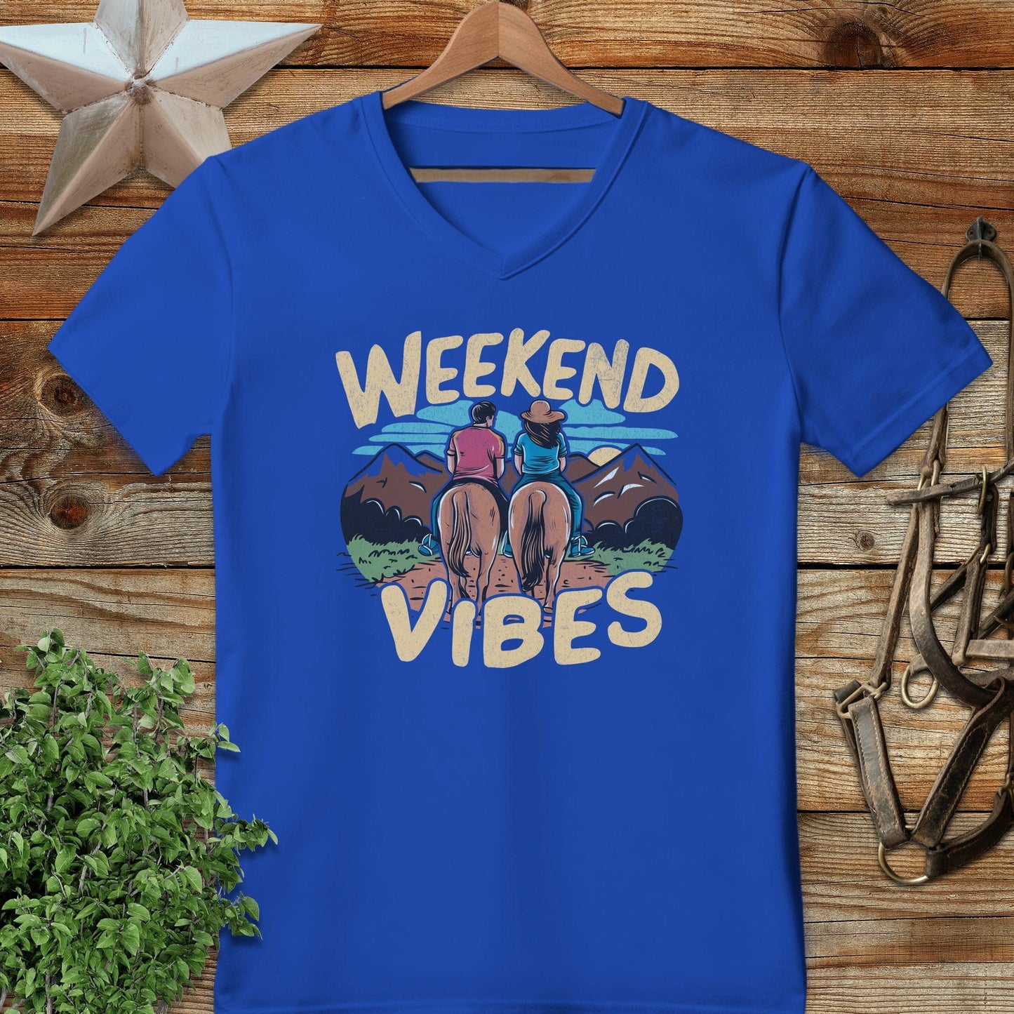 Weekend Vibes V-neck