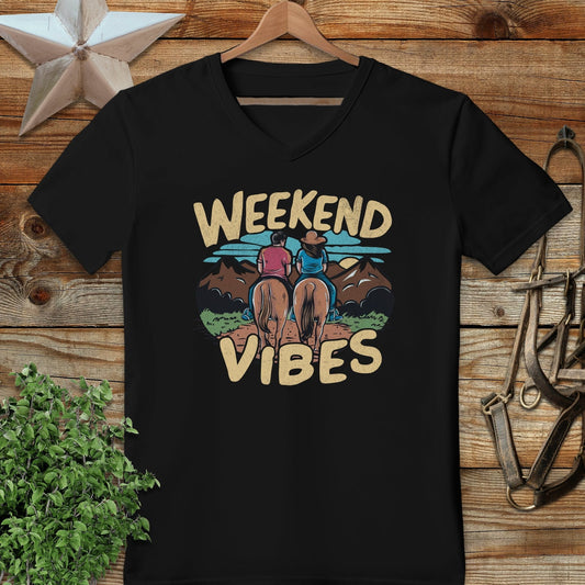 Weekend Vibes V-neck