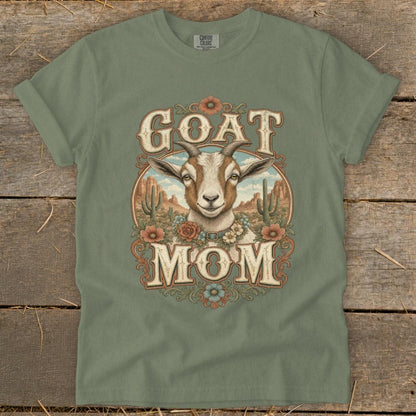 Western Goat Mom Signature Tee