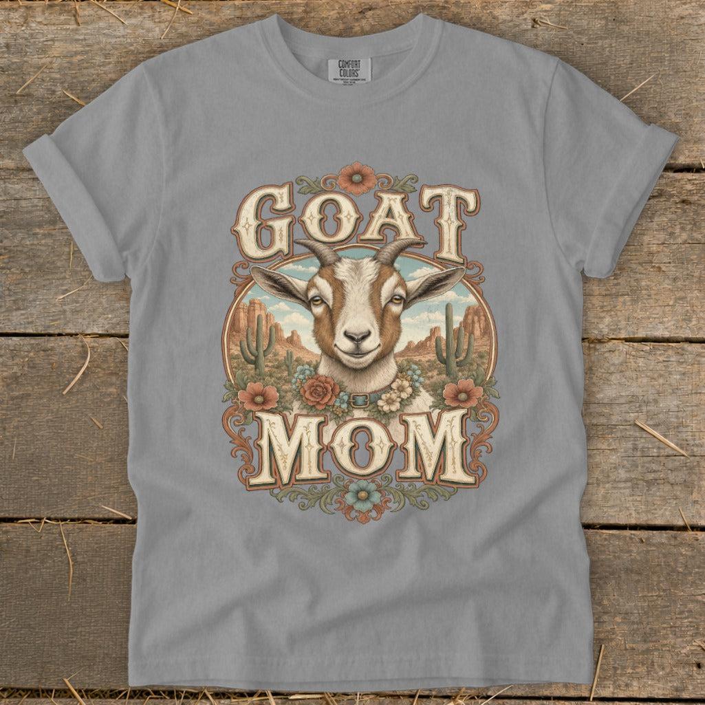 Western Goat Mom Signature Tee