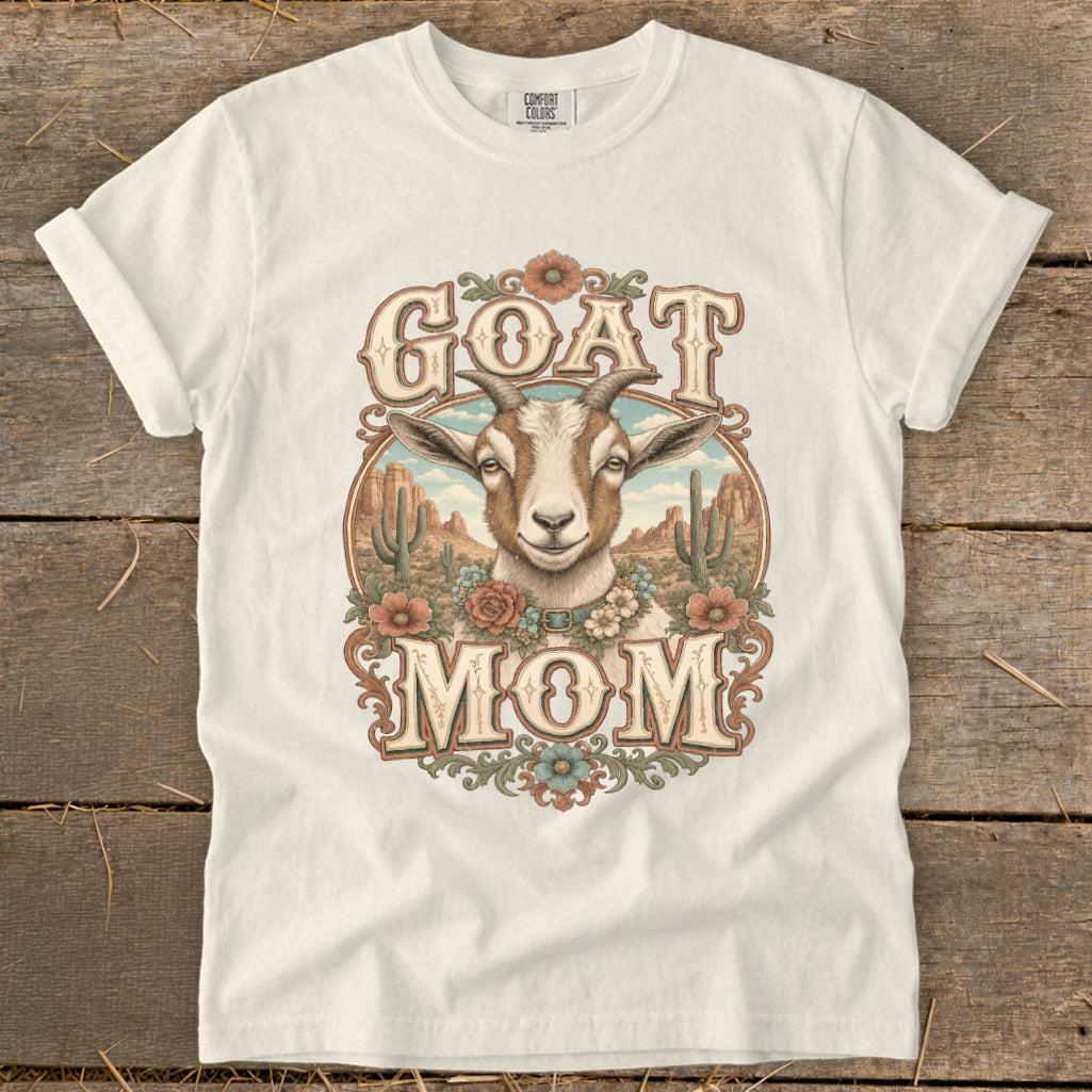Western Goat Mom Signature Tee