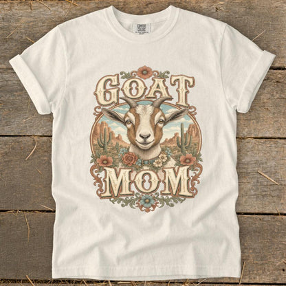Western Goat Mom Signature Tee