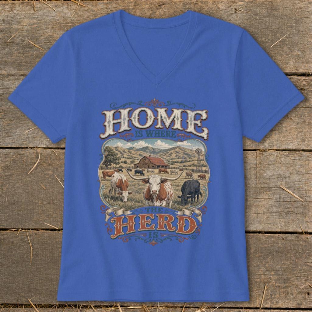 Where the Herd Is V-neck