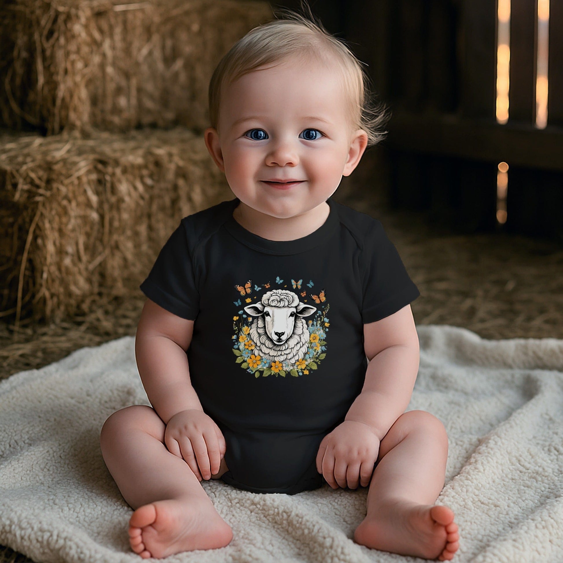 Whimsical Sheep Bodysuit (Baby)