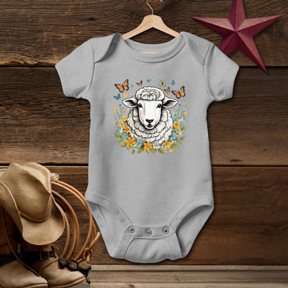 Whimsical Sheep Bodysuit (Baby)