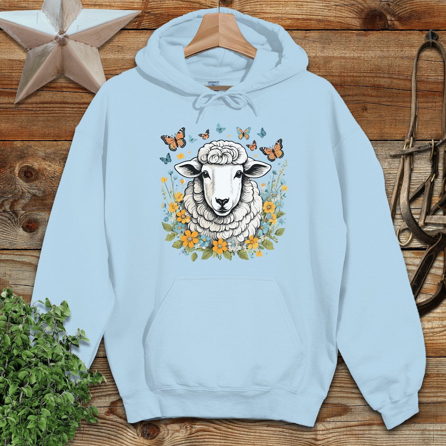 Whimsical Sheep Hoodie