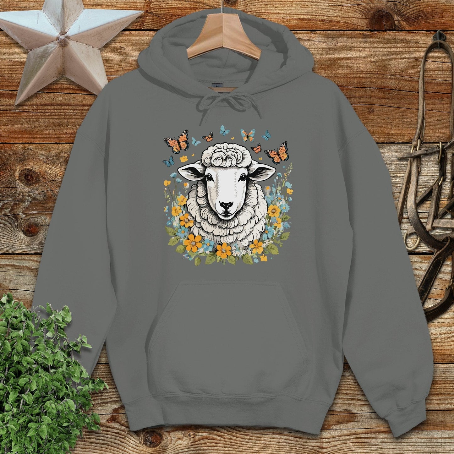 Whimsical Sheep Hoodie