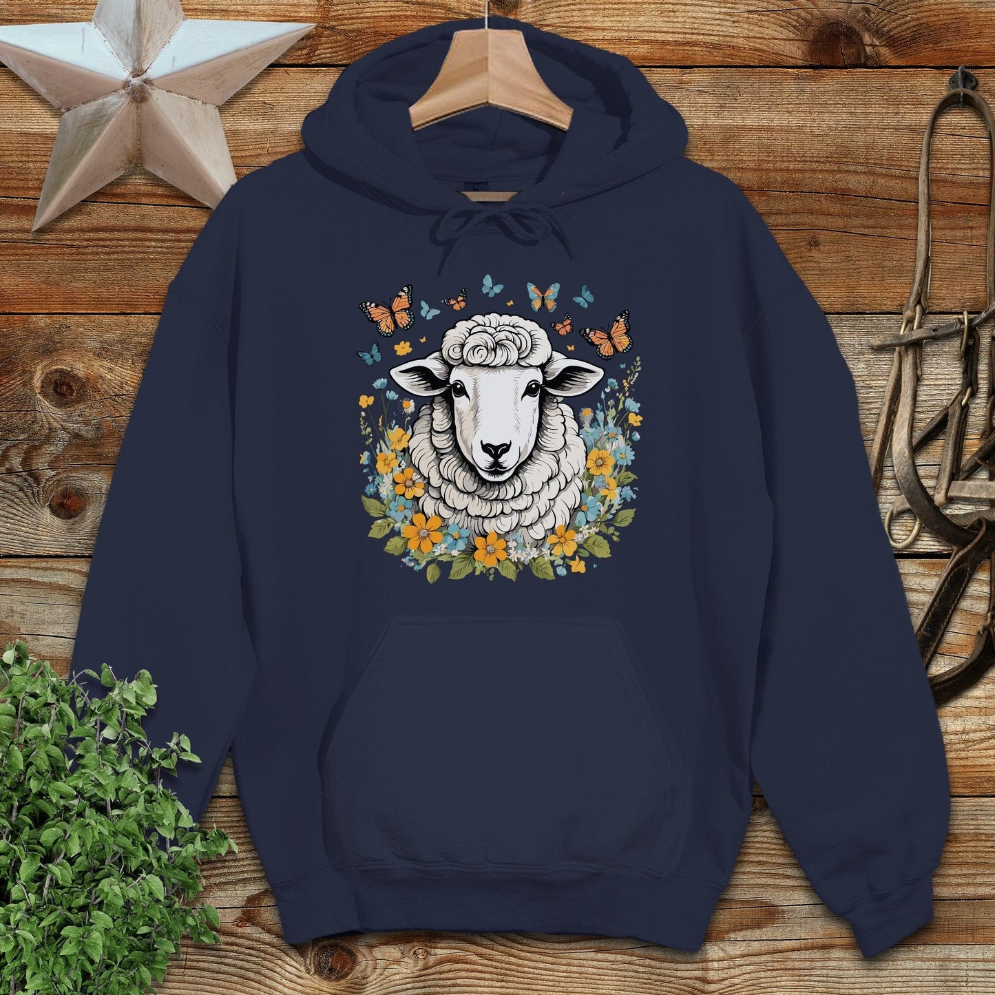 Whimsical Sheep Hoodie