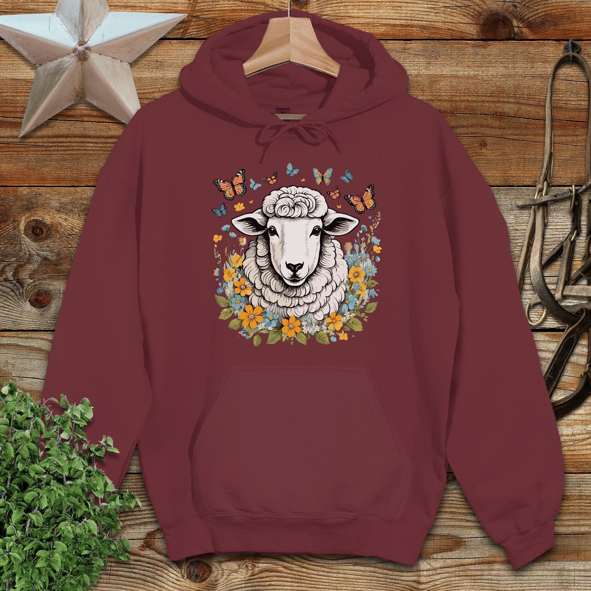 Whimsical Sheep Hoodie