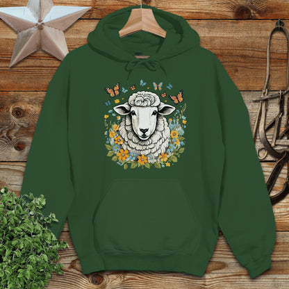 Whimsical Sheep Hoodie