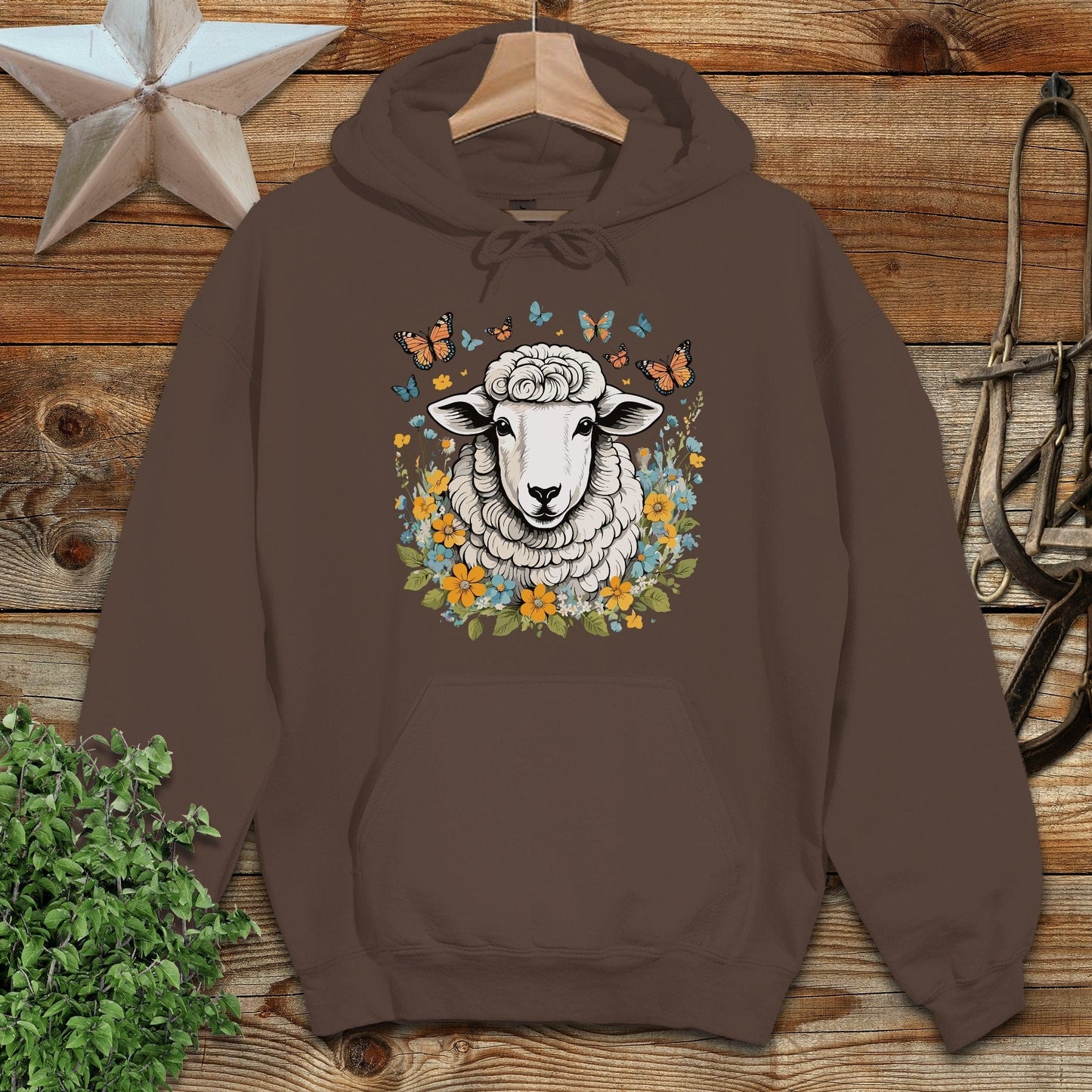 Whimsical Sheep Hoodie