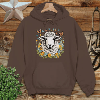 Whimsical Sheep Hoodie