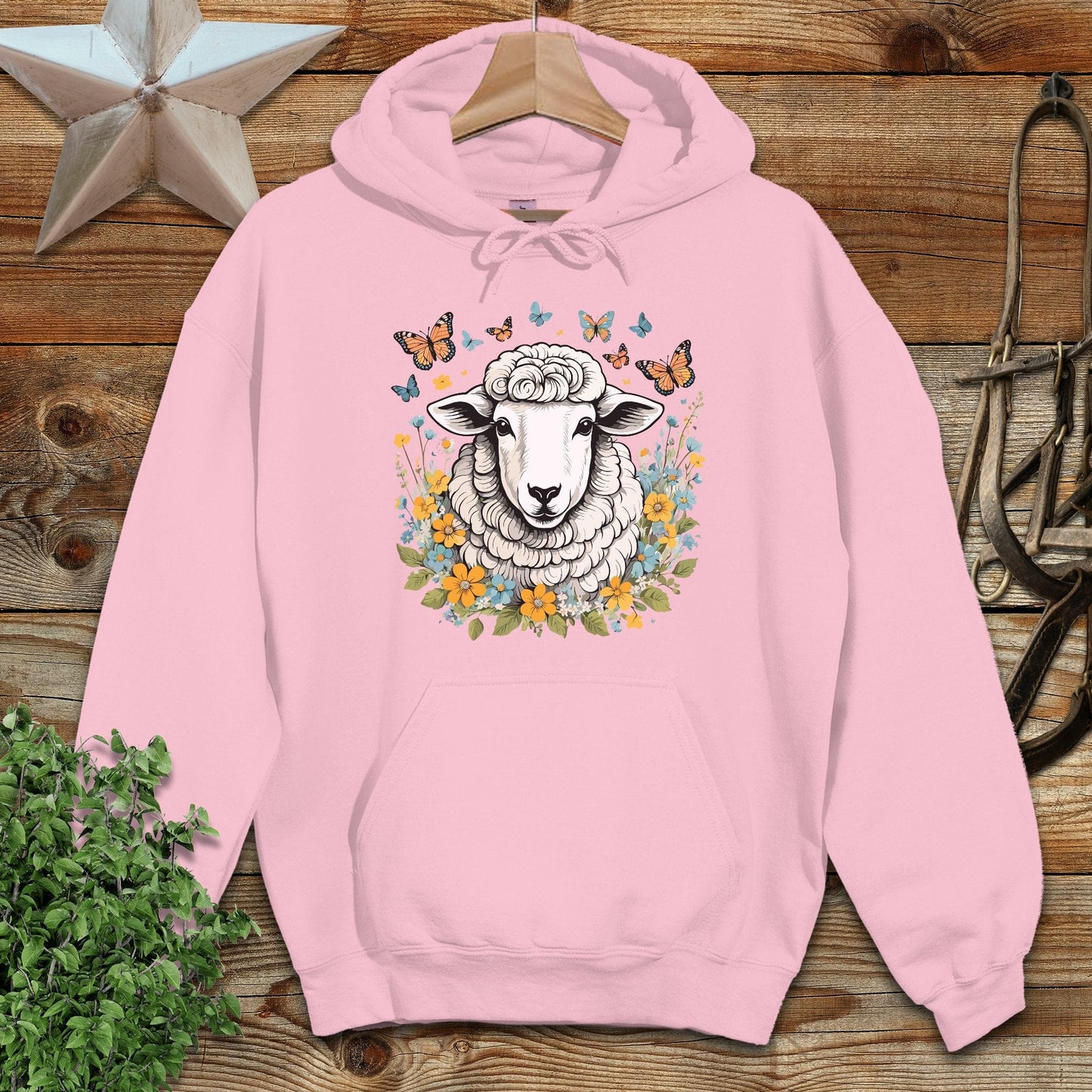 Whimsical Sheep Hoodie