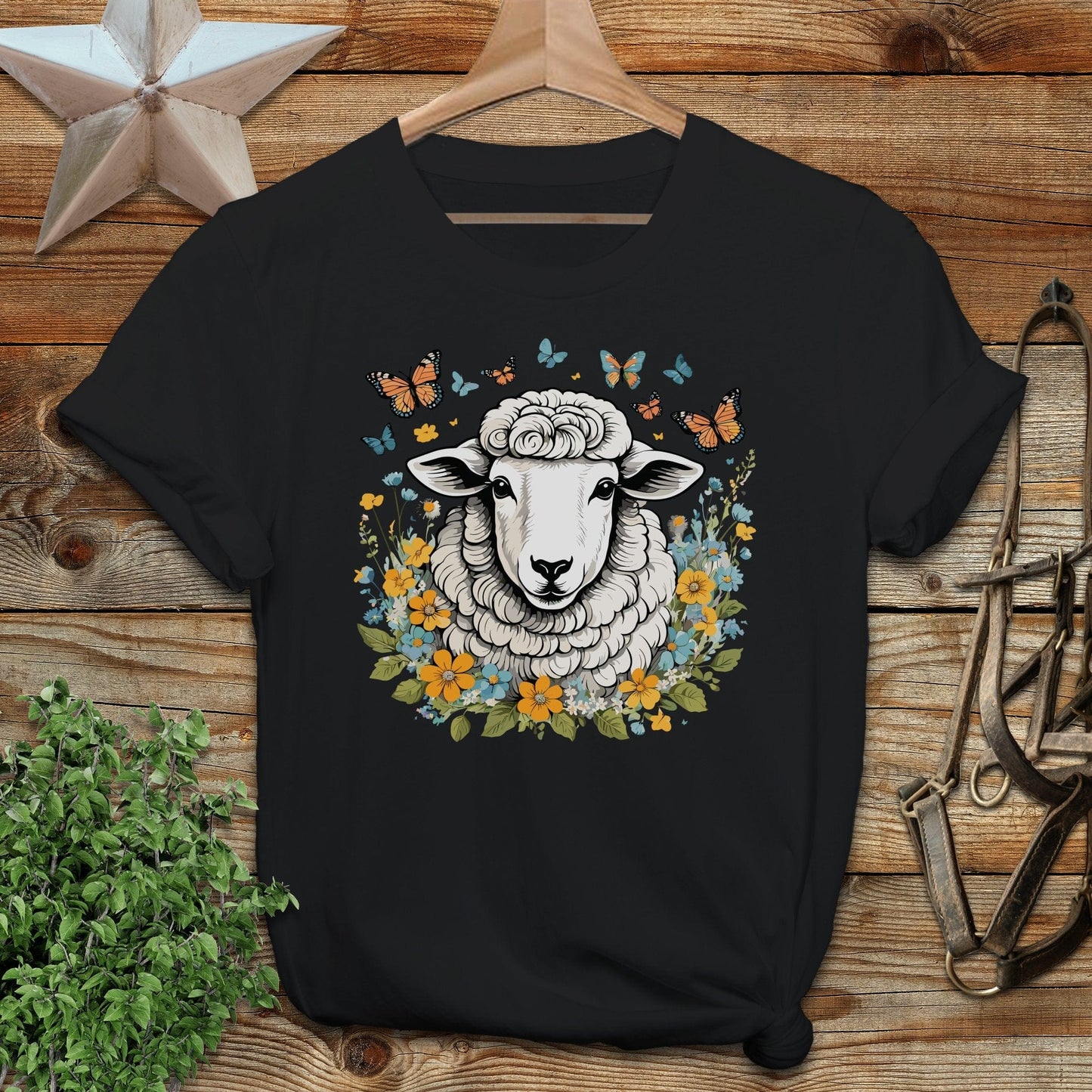 Whimsical Sheep Softstyle Tee