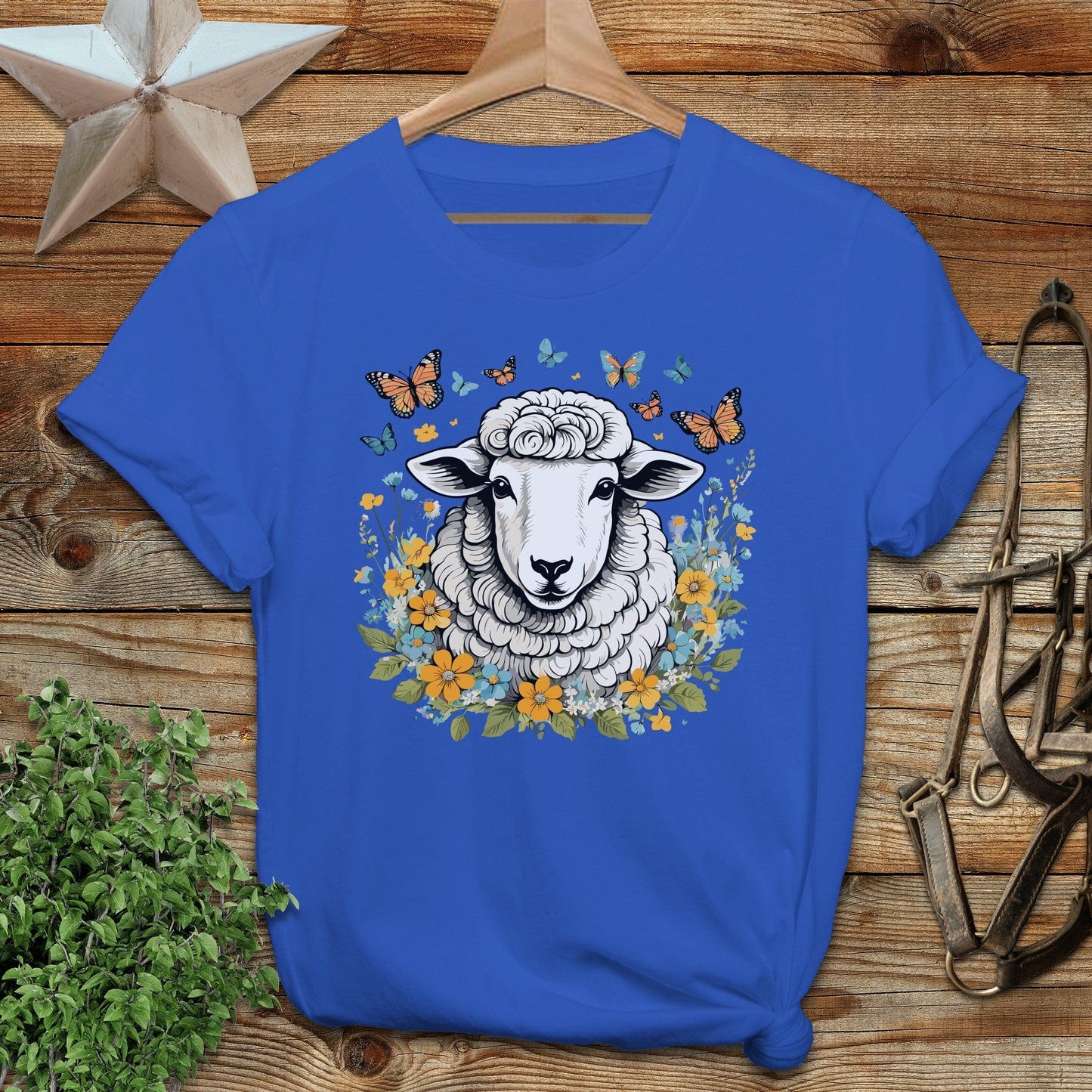 Whimsical Sheep Softstyle Tee