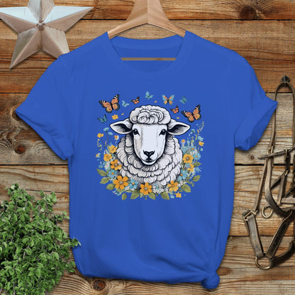 Whimsical Sheep Softstyle Tee