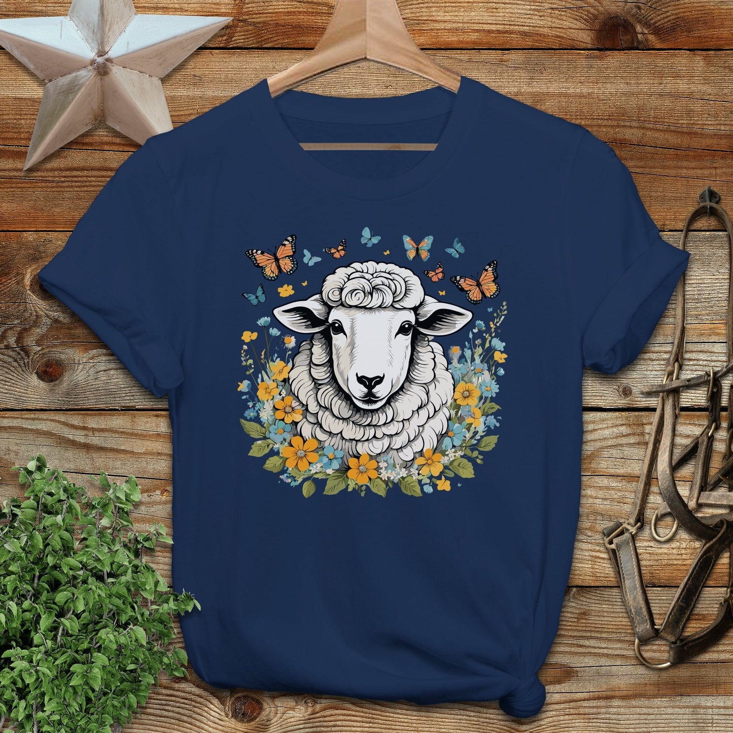 Whimsical Sheep Softstyle Tee