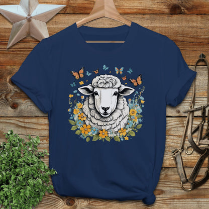 Whimsical Sheep Softstyle Tee