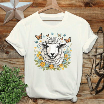 Whimsical Sheep Softstyle Tee