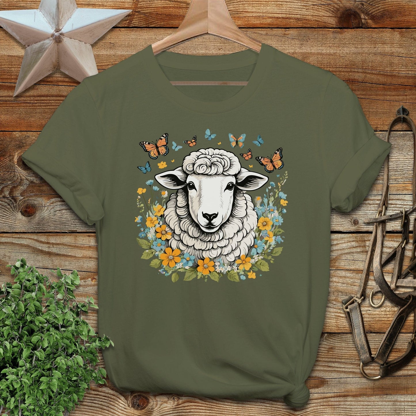 Whimsical Sheep Softstyle Tee