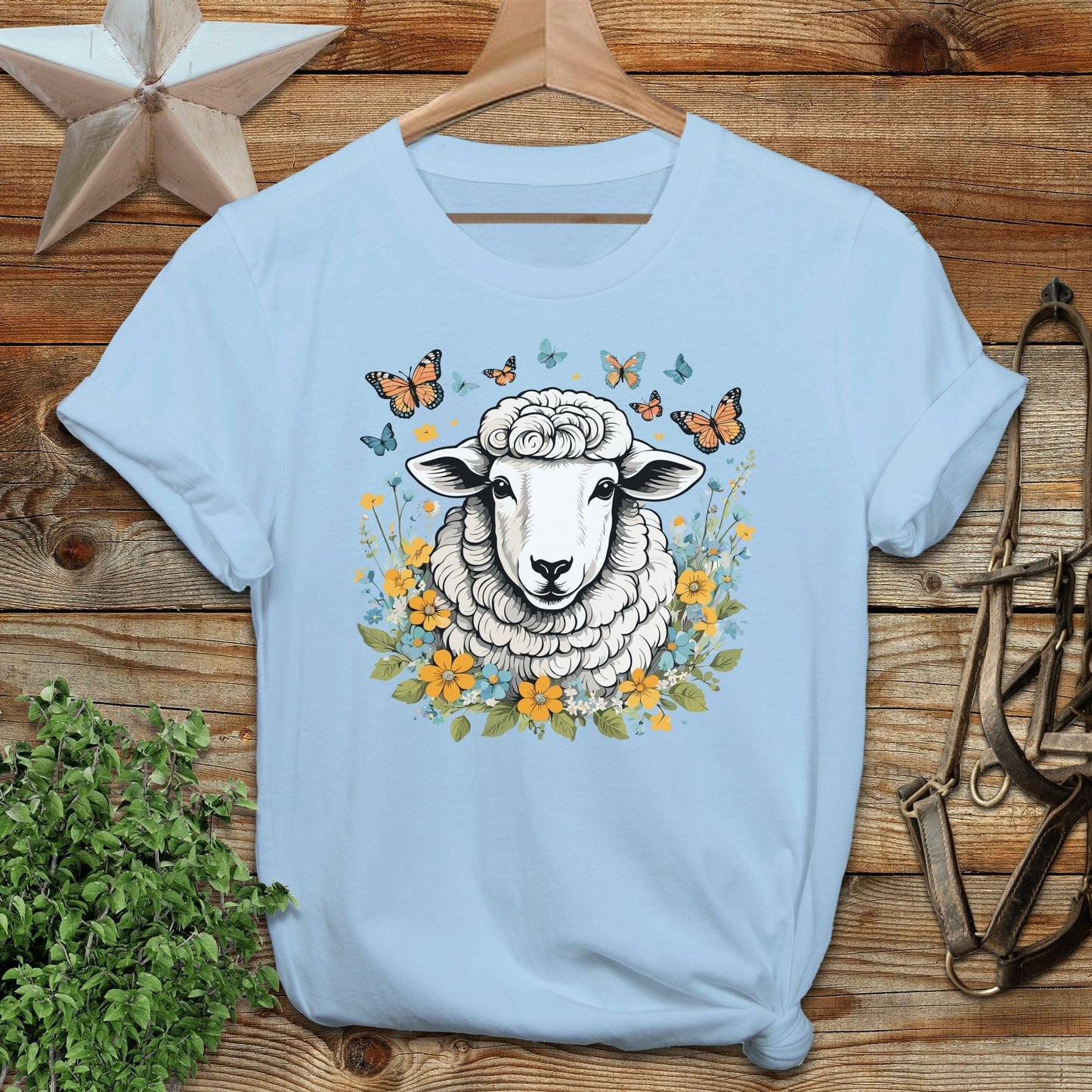Whimsical Sheep Softstyle Tee