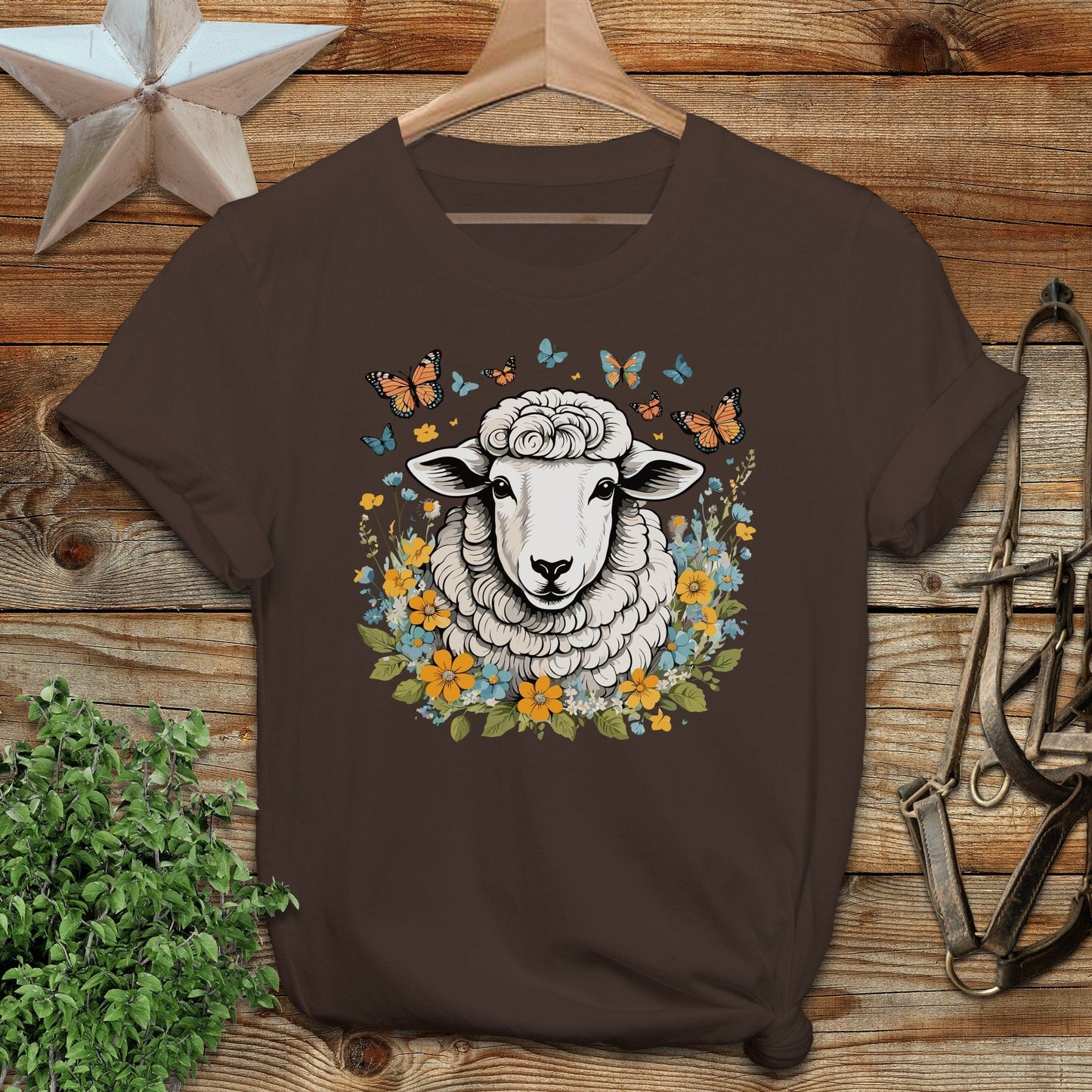 Whimsical Sheep Softstyle Tee