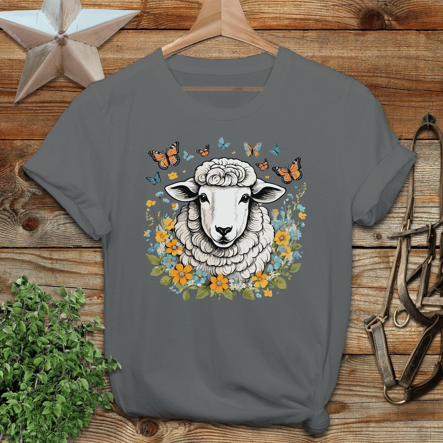 Whimsical Sheep Softstyle Tee
