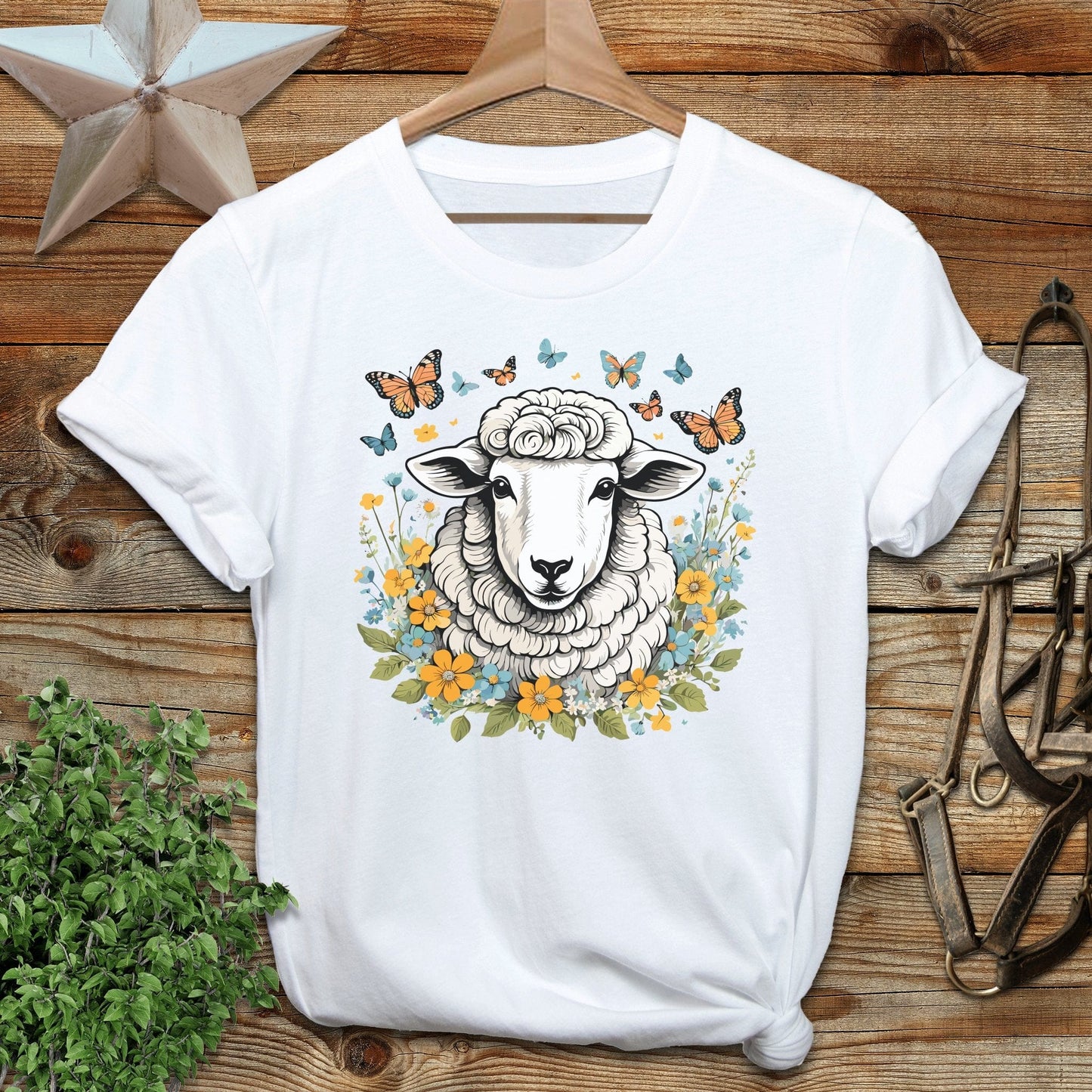 Whimsical Sheep Softstyle Tee