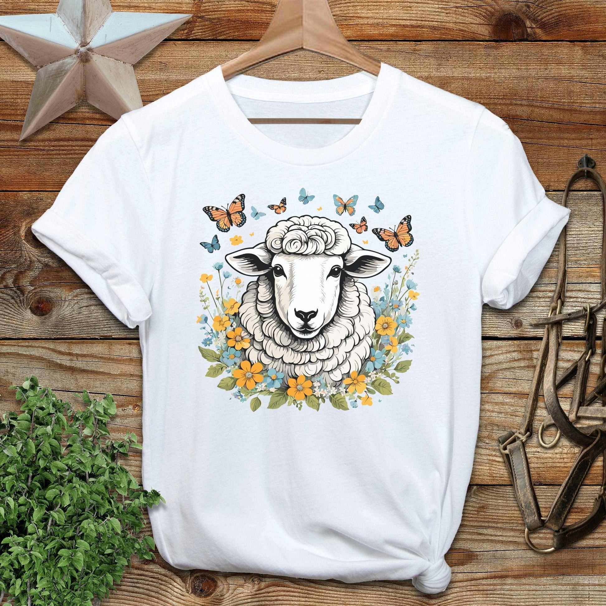 Whimsical Sheep Softstyle Tee