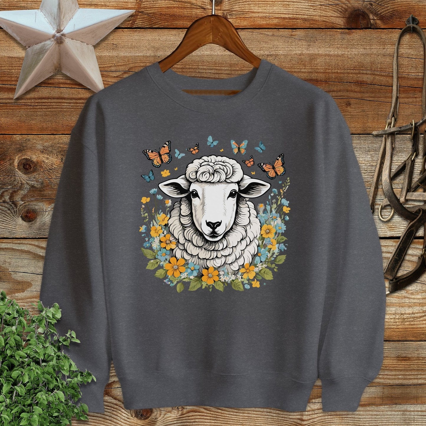 Whimsical Sheep Sweatshirt